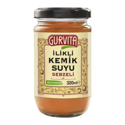 Gurvita İlikli Kemik Suyu Sebzeli 320 Ml
