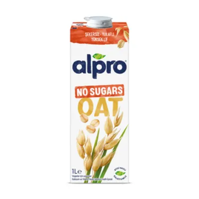 Alpro Şekersiz Yulaf İçeceği 1 L