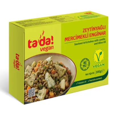 Tada Zeytinyağlı Mercimekli Enginar 200 G