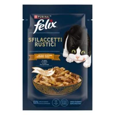 Felix Lezzetli Dilimler Yaş Mama Tavuklu 80 G