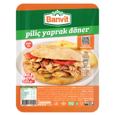 Banvit Piliç Yaprak Döner 500 G