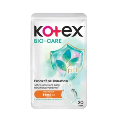 Kotex Bio-Care Quadro Normal 20'li