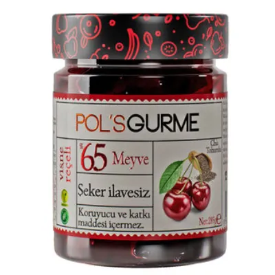Pol's Gurme Şeker İlavesiz Vişne Reçeli 285 G