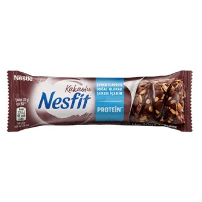 Nesfit Proteinli Kakaolu Tam Tahıllı Bar 20 G