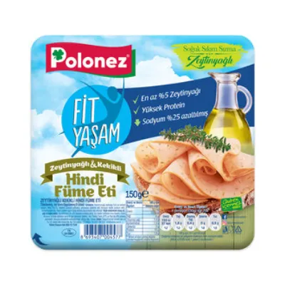 Polonez Zeytinyağlı Kekikli Hindi Füme 150 G
