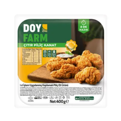 Doyfarm Çıtır Piliç Kanat 400 G