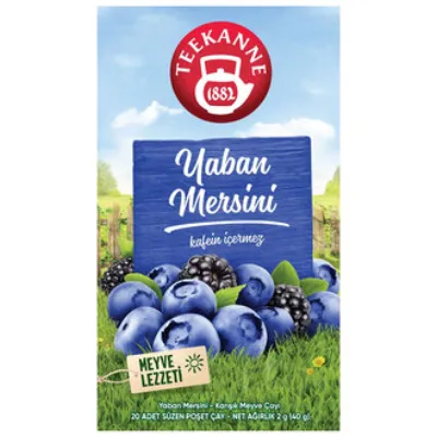 Teekanne Yaban Mersinli Karışık Meyve Çayı 20'li 40 G