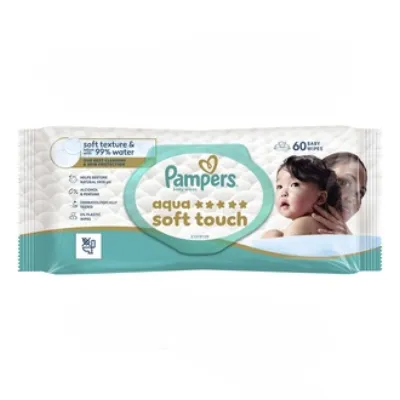 Pampers Aqua Soft Touch Islak Havlu 60'lı