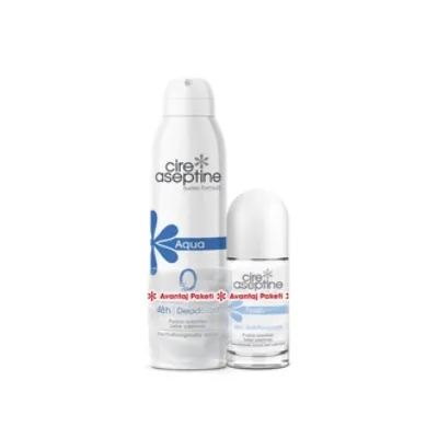 Cire Aseptine Aqua Fresh Deodorant 150 Ml+ Roll On 60 Ml