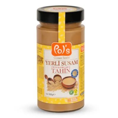 Pol’s Gurme Serisi Yerli Susam Çifte Kavrulmuş Tahin 500 g