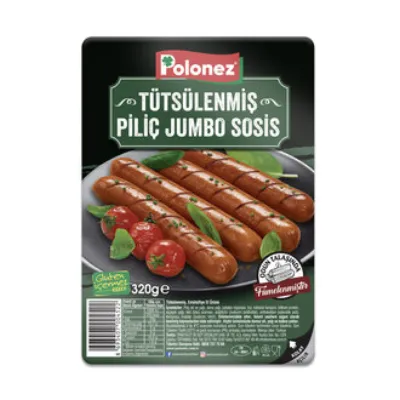 Polonez Tütsülenmiş Piliç Jumbo Sosis 320 G