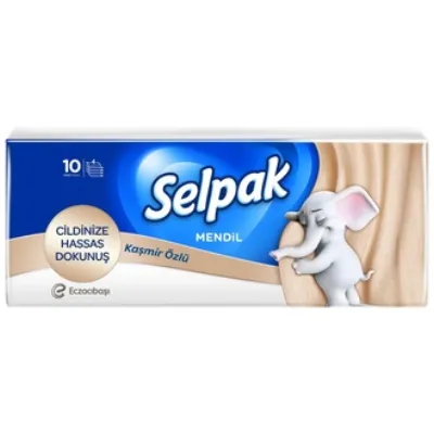 Selpak Kaşmir Özlü Mendil 10'lu
