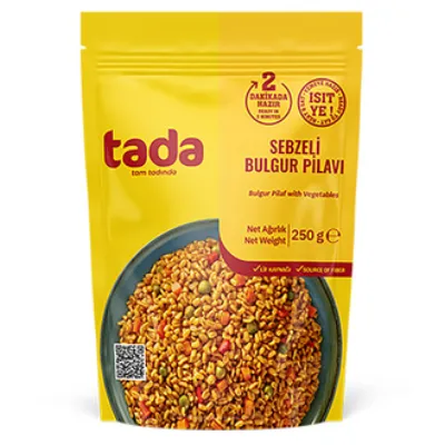 Tada Sebzeli Bulgur Pilavı 250 G