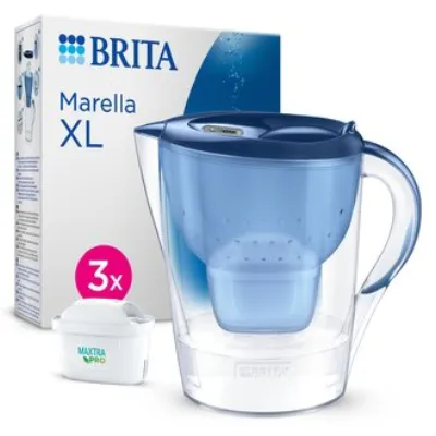 Brita Marella XL 3 Filtreli Su Arıtma Sürahisi - Mavi
