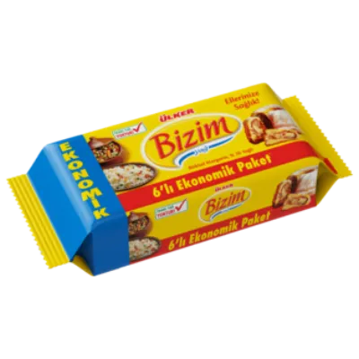 Bizim Paket Margarin 6 x 250 G