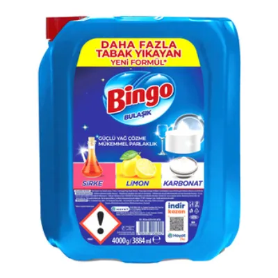 Bingo Bulaşık Deterjanı 3.884 Ml