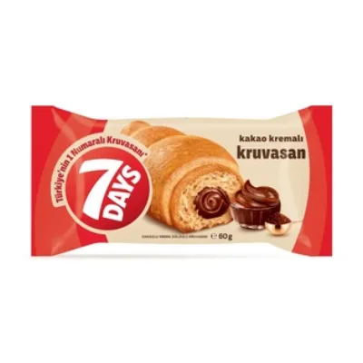 Seven Days Kakaolu Kruvasan 60 G