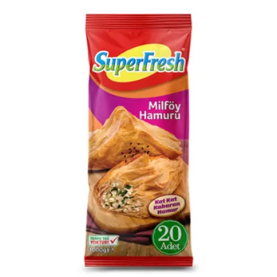 SuperFresh Milföy Hamuru 1 Kg