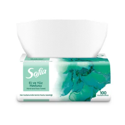 Sofia El ve Yüz Havlusu 100'lü