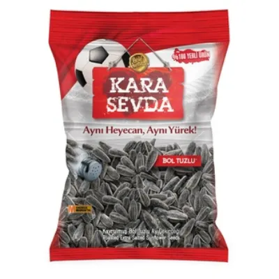 Kara Sevda Bol Tuzlu Siyah Ayçekirdeği 250 G