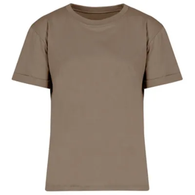 Brix Kadın Süprem Tshirt Koyu Vizon M