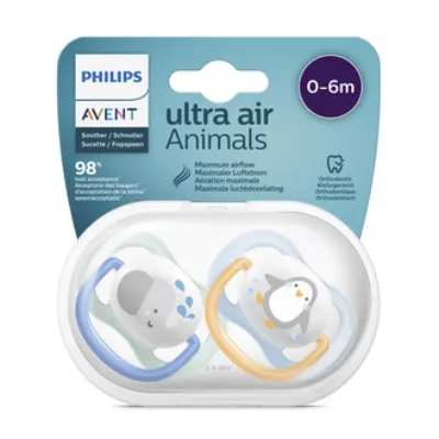 Philips Avent Ultra Air Emzik 0-6 Ay Erkek 2'li