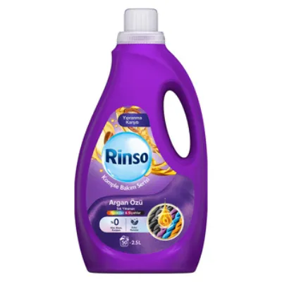 Rinso Komple Bakım Serisi Argan Özü  Sıvı Çamaşır Deterjanı  2.5 L