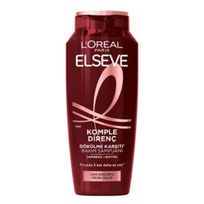 Elseve Komple Direnç Dökülme Karşıtı Bakım Şampuanı 300 Ml