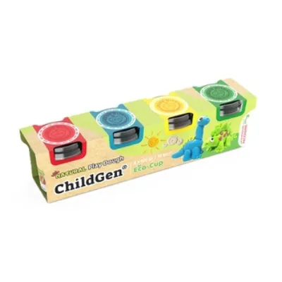 Childgen Standart Doğal Oyun Hamuru 4 x 125 G