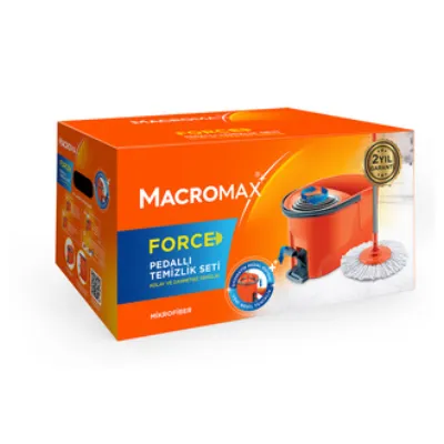 Macromax Force Pedallı Otomatik Temizlik Seti