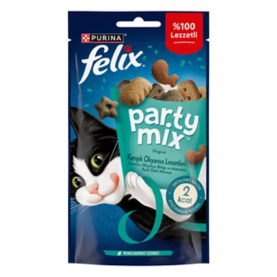 Felix Party Mix Karışık Okyanus Kedi Ödül Maması 60 G