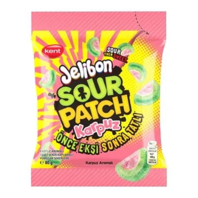 Jelibon Sourpatch Karpuz 80 G