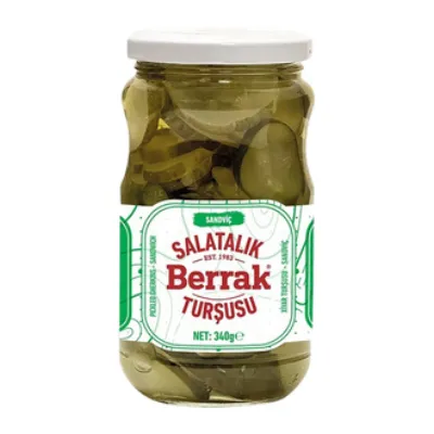 Berrak Sandviç Salatalık Turşusu 340 G