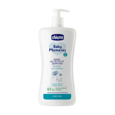 Chicco Baby Moments Doğal Bebek Saç & Vücut Şampuanı 750 Ml