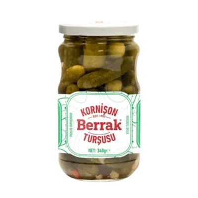 Berrak Kornişon Turşu 340 G