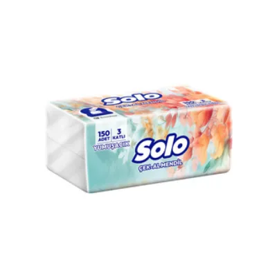 Solo Çek Al 3 Katlı Mendil 150'li