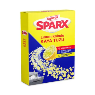 Asperox Sparx Limon Kokulu Kaya Tuzu 1.5 Kg