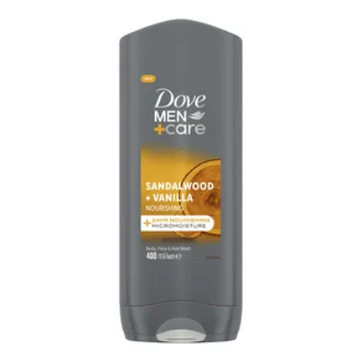 Dove Men +Care Sandalwood + Vanilla Duş Jeli 400 Ml