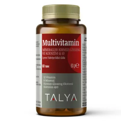 Talya Multivitamin Takviye Edici Gıda 60 Tablet