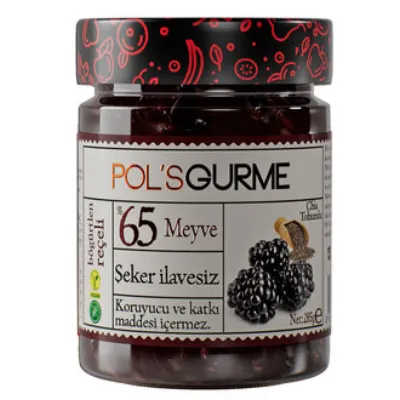 Pol's Gurme Şeker İlavesiz Böğürtlen Reçeli 285 G