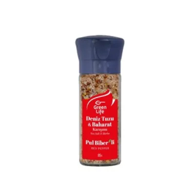 Green Life Deniz Tuzu ve Baharat Pul Biberli 85 G