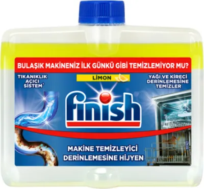 Finish Bulaşık Makinesi Hijyen Temizleyici 250 Ml Limon