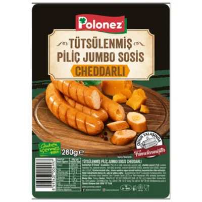 Polonez Piliç Jumbo Sosis Cheddarlı 280 G