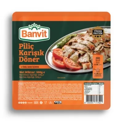 Banvit Soslu Piliç Döner 400 G + Sos 100 G