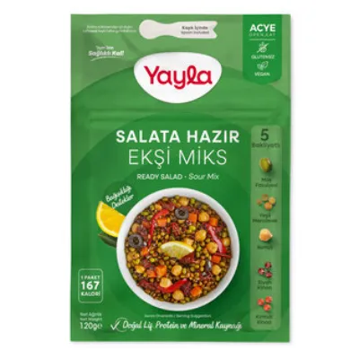 Yayla Salata Hazır Ekşi Miks 120 G