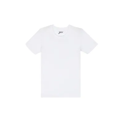 Brix Kadın O Yaka İnterlok Tshirt Beyaz S