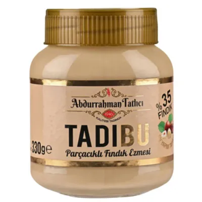 Abdurrahman Tatlıcı Tadıbu Parçacıklı Fındık Ezmesi 330 G