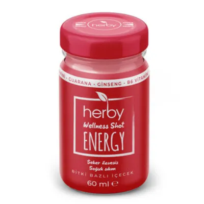 Herby Energy Shot Bitki Bazlı İçeçek 60 Ml