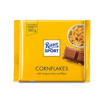 Ritter Sport Cornflakes Mısır Gevrekli Sütlü Çikolata 100 G