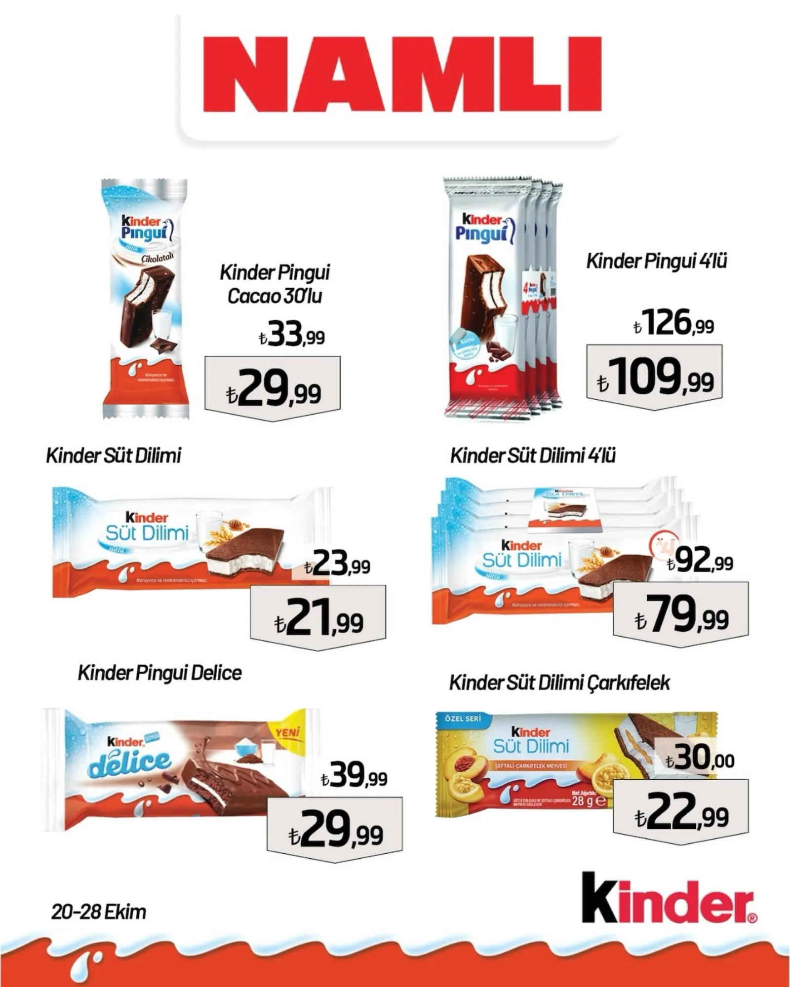 Namlı Hipermarketleri broşürü sayfa 1